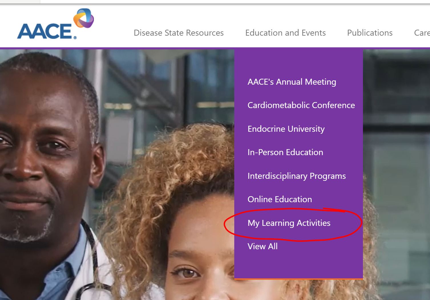 screenshot of My Learning Activities